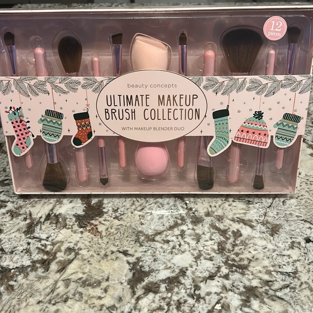 BEAUTY CONCEPTS ULTIMATE MAKEUP BRUSH COLLECTION 12PCS NWT